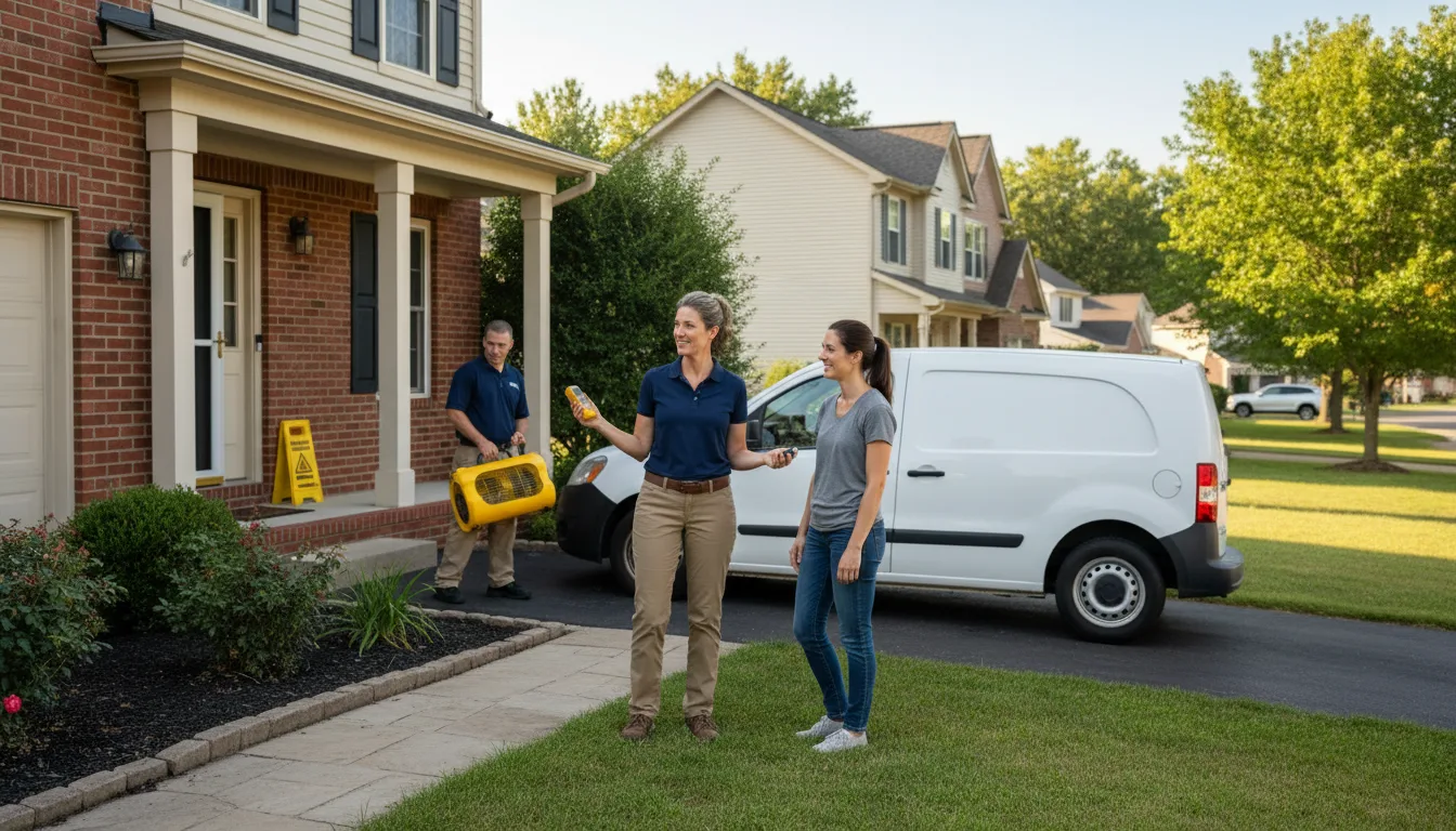 Water restoration image for Water Damage & Restoration Services in Mount Sidney, VA